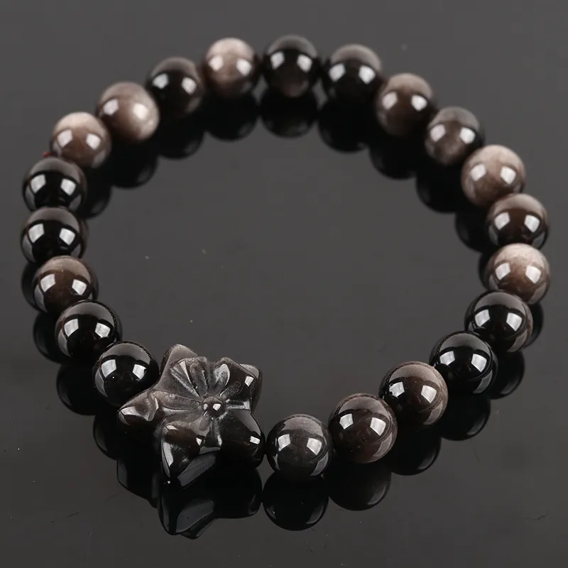 POSILAN Obsidian Bracelets Unisex-15