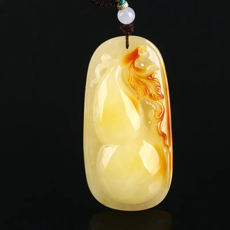 POSILAN Amber Beeswax Necklaces Unisex-2