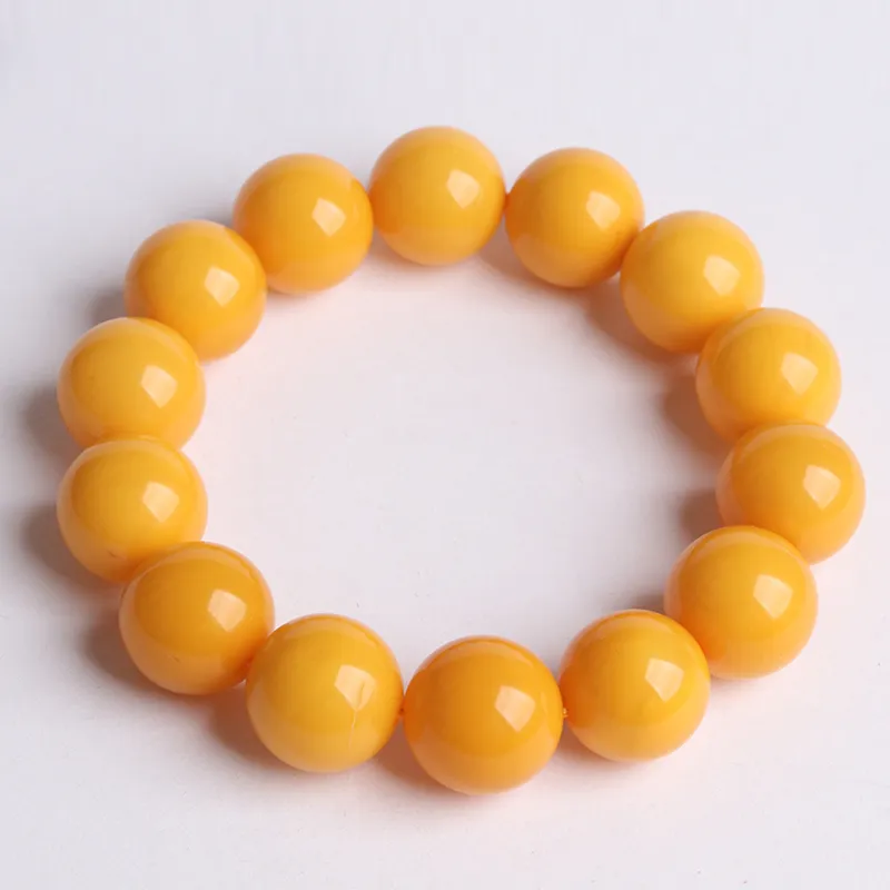 POSILAN Amber Beeswax Bracelets Unisex-1