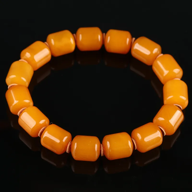 POSILAN Amber/Beeswax Bracelets Unisex-1