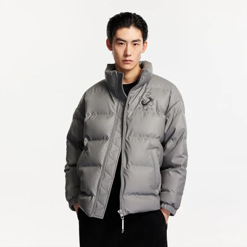 JACK JONES· PU Puffy Down Jacket Coat Unisex-6
