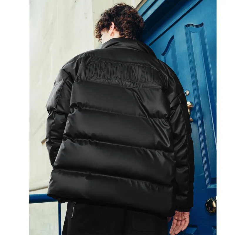 JACK JONES· PU Puffy Down Jacket Coat Unisex-3
