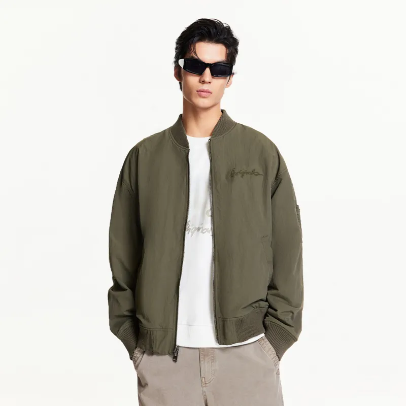 JACK JONES· Jackets Coats Unisex Olive Green Gray-4