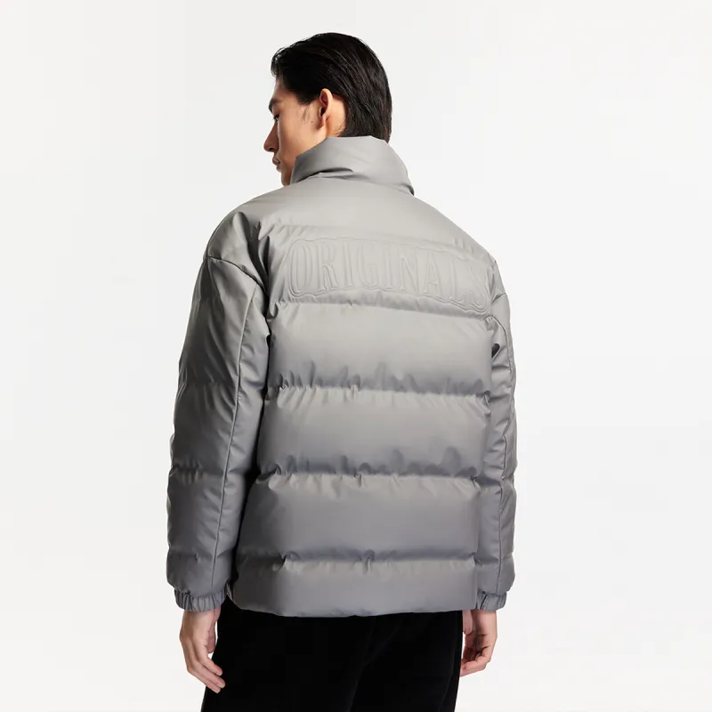 JACK JONES· PU Puffy Down Jacket Coat Unisex-8