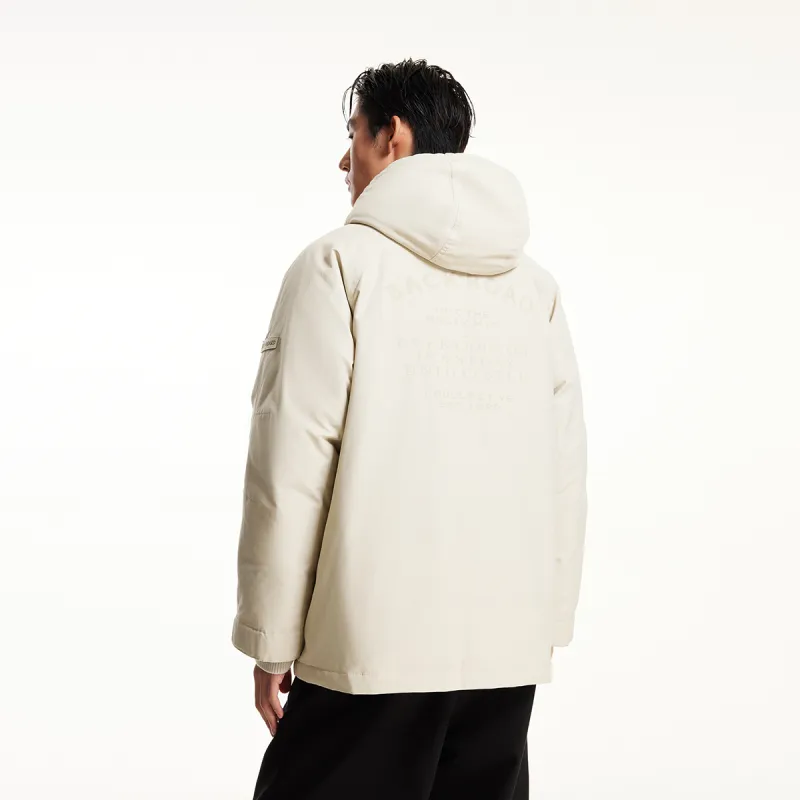 JACK JONES· Lambswool Down Jacket Coat Men's-3