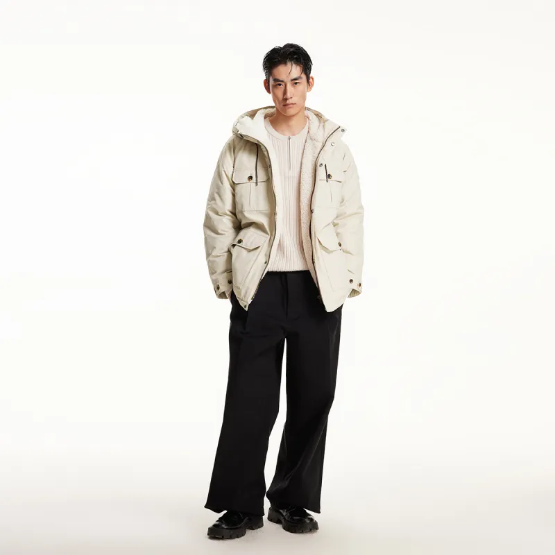 JACK JONES· Lambswool Down Jacket Coat Men's-2