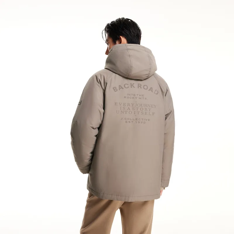 JACK JONES· Lambswool Down Jacket Coat Men's-7