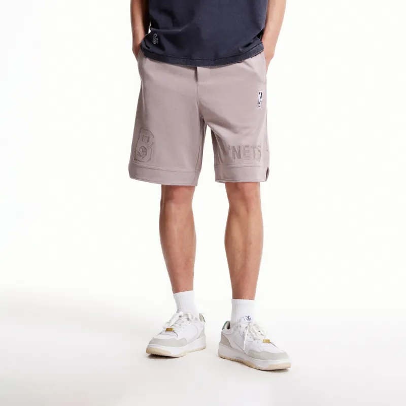 Nba X JACK&JONES Sports Shorts Men C15 Gray Pink-1