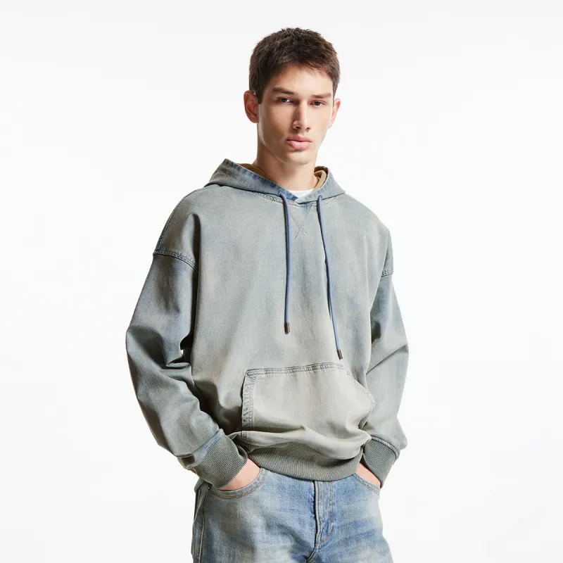 JACK JONES· Long Sleeved Top Sweatshirt Men's Light Denim Blue-2