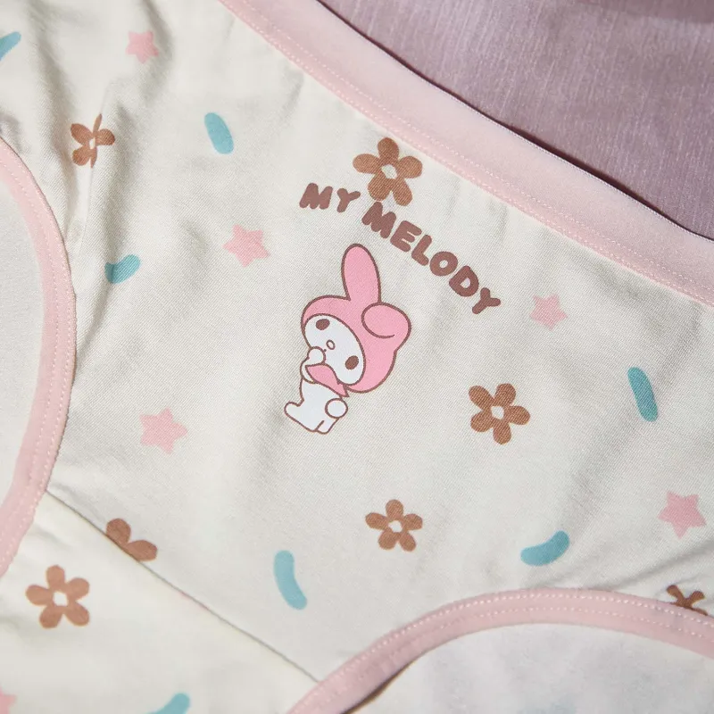 GUKOO x Sanrio Melodi Underpants Women's 3 Pack-3