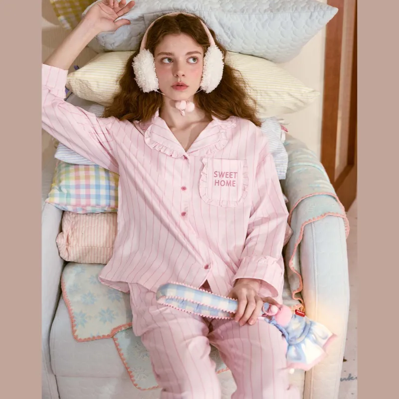 GUKOO Pajama Set Women's Crystal Pink-2