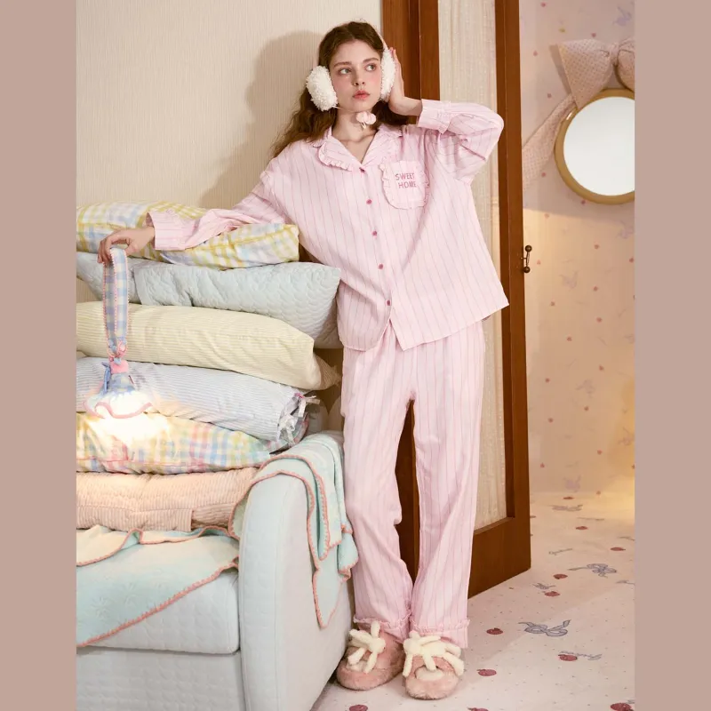 GUKOO Pajama Set Women's Crystal Pink-3