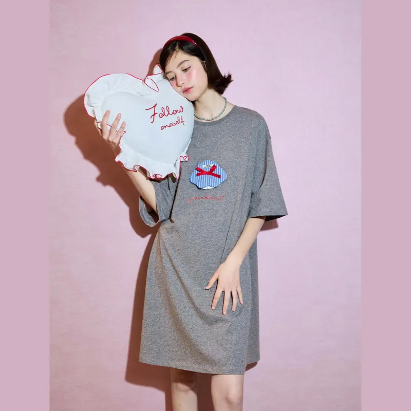 YSO Nightgown Women's Dark Heather Gray-2