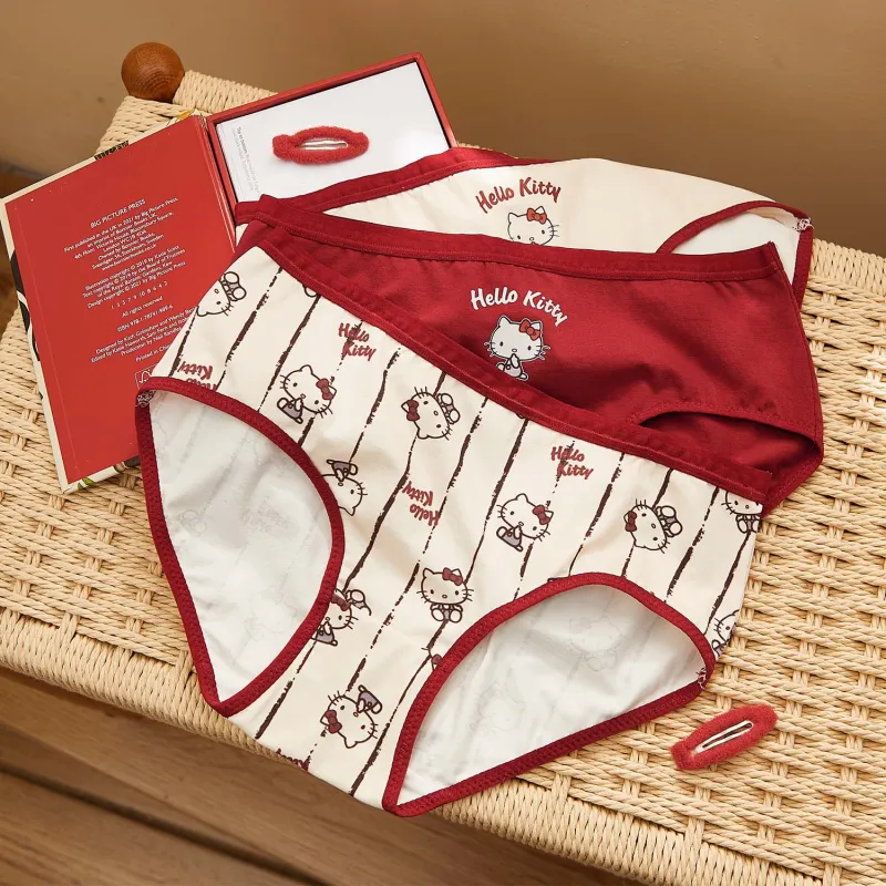 GUKOO x Hello Kitty Underpants Women's 3 Pack-1
