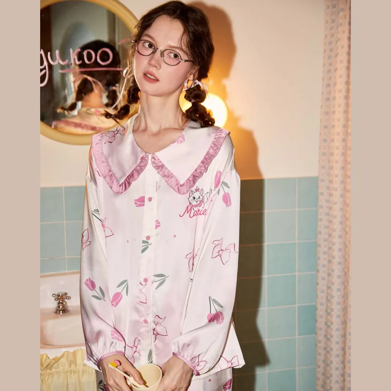 GUKOO x Disney Pajama Set Women's Rose Pink-5