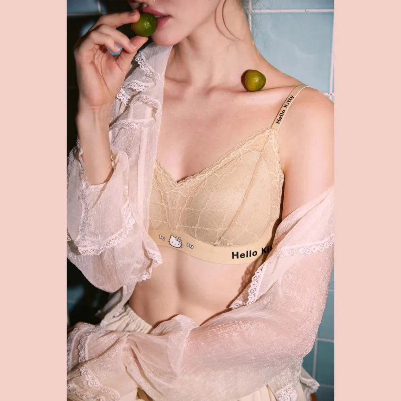 GUKOO x Hello Kitty Sanrio Series Bra Women's Skin-5