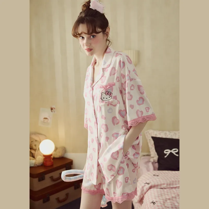 GUKOO x Hello Kitty/, Pajama Set Women's-4