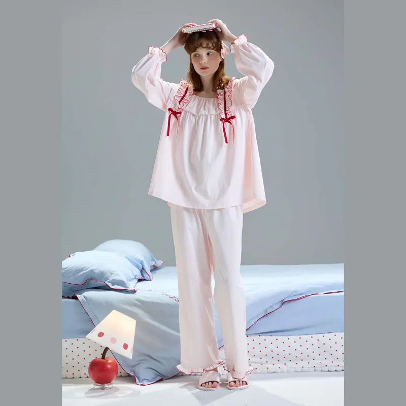 YSO Pajama Set Women's Cherry Blossom Pink-2