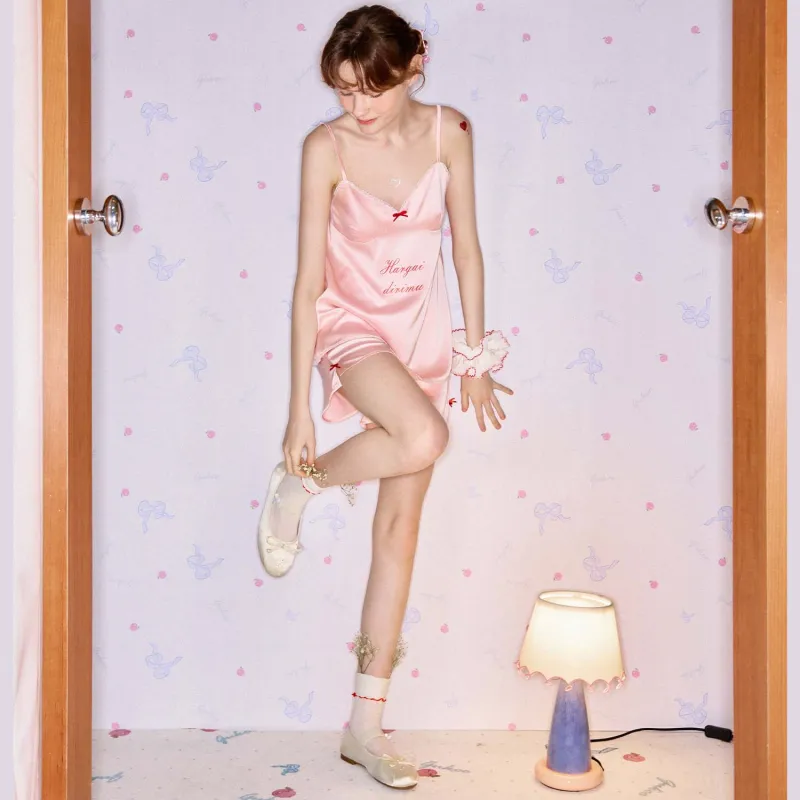 GUKOO Pajama Set Women's Pearl Pink-1