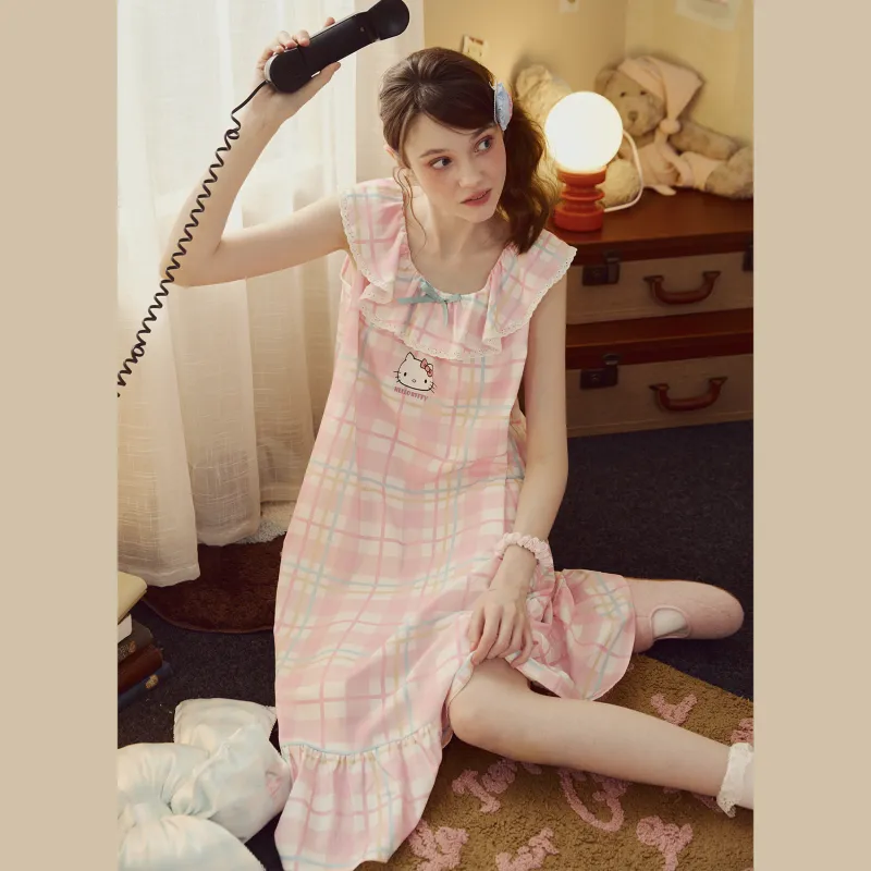GUKOO x Hello Kitty/, Nightgown Women's-3