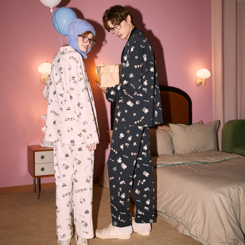 GUKOO Pajama Set Men's Dark Gray-5