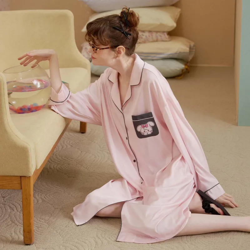 GUKOO x Mikko Nightgown Women's Light Mist Pink-5