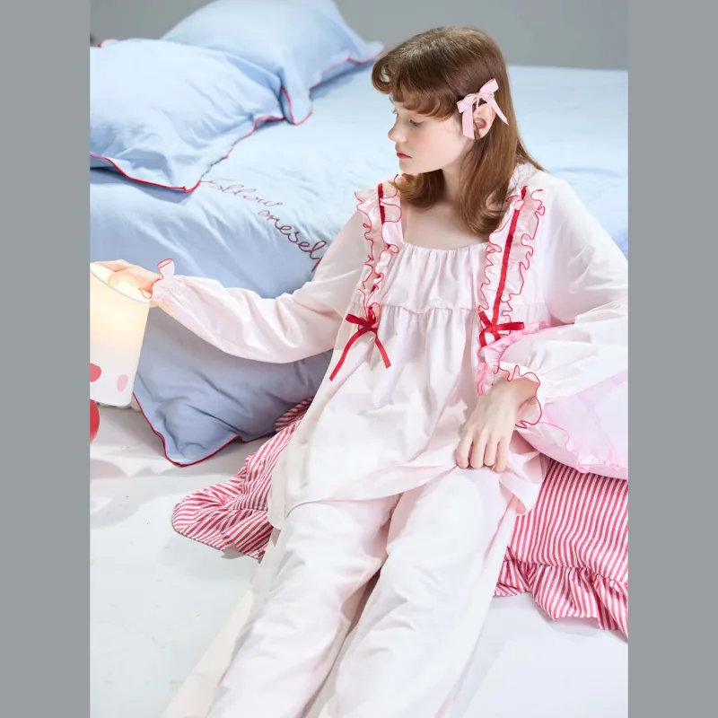 YSO Pajama Set Women's Cherry Blossom Pink-3