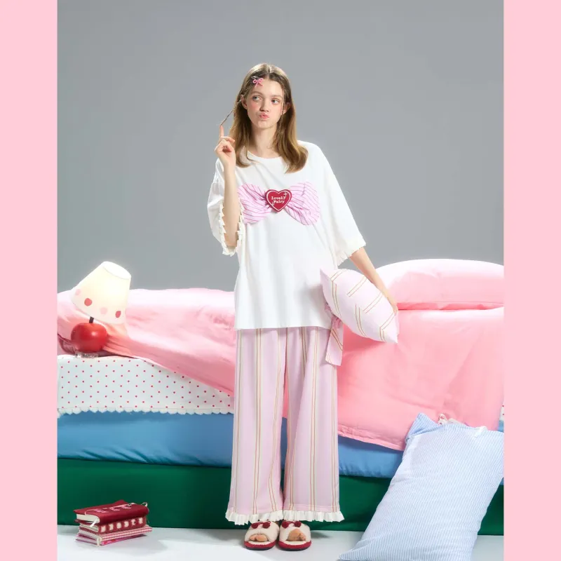 YSO Pajama Set Women's Raw White-2