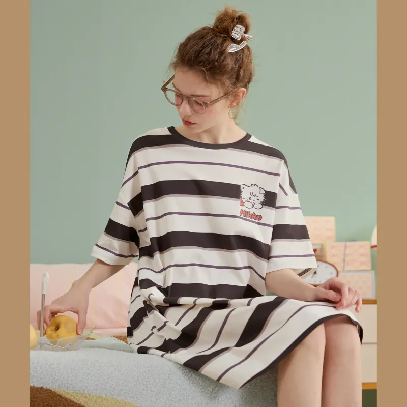 GUKOO x Mikko Nightgown Women's Dark Smoke Gray-4