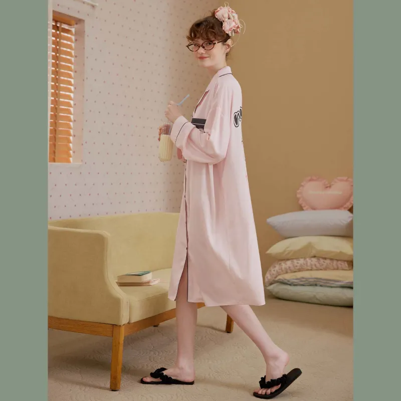 GUKOO x Mikko Nightgown Women's Light Mist Pink-4