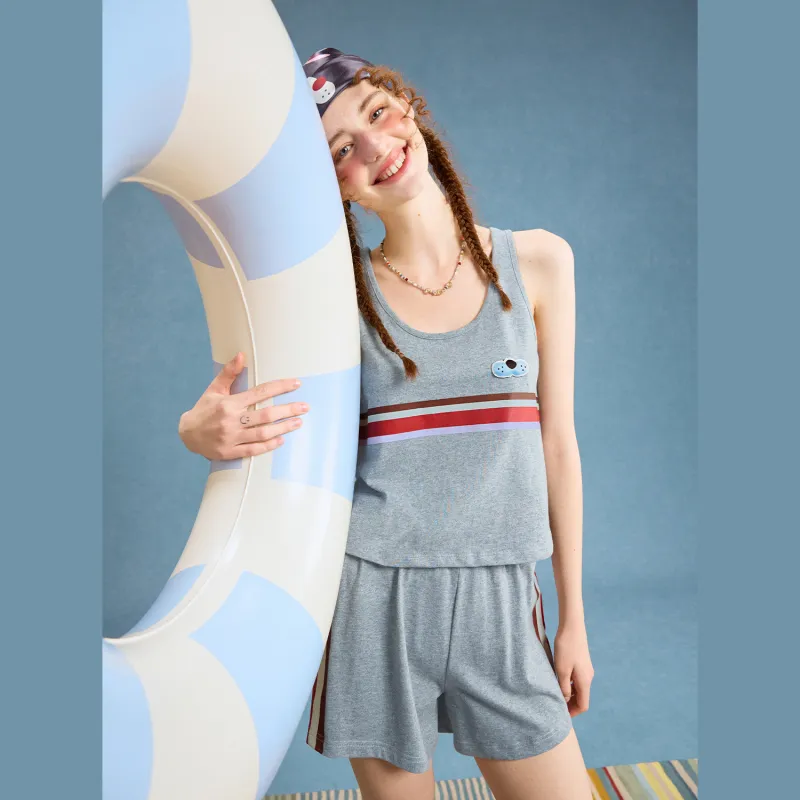 YSO Cool Cat Series Pajama Set Women's-4