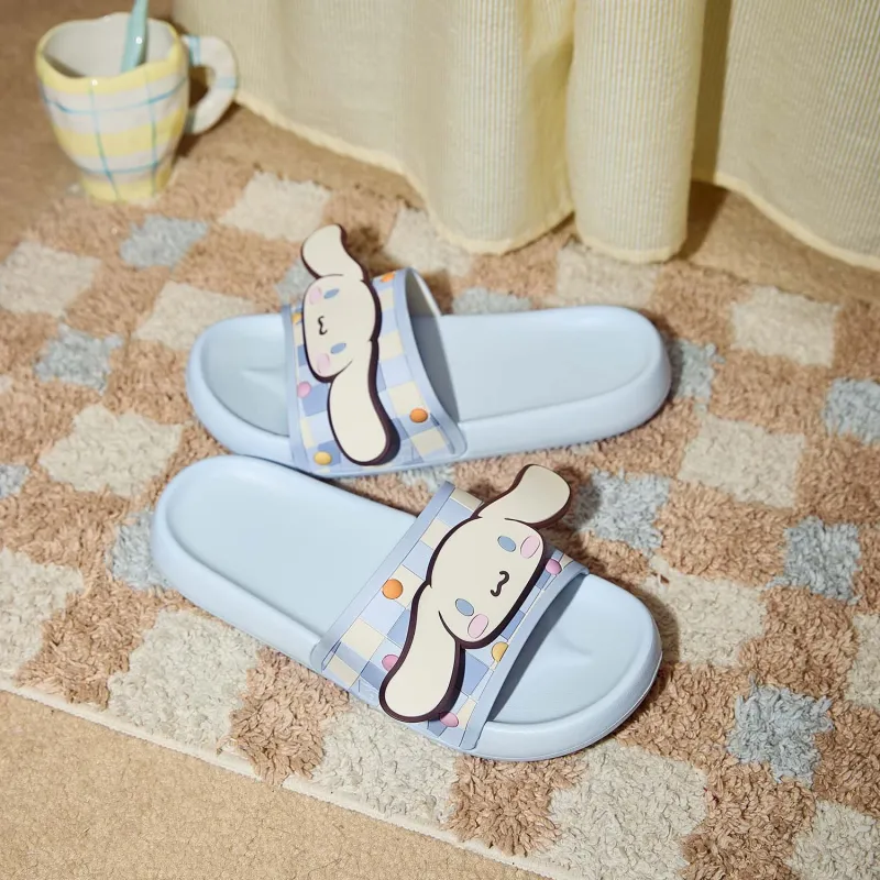 GUKOO x Sanrio Yugui Dog Slippers Light Blue-2