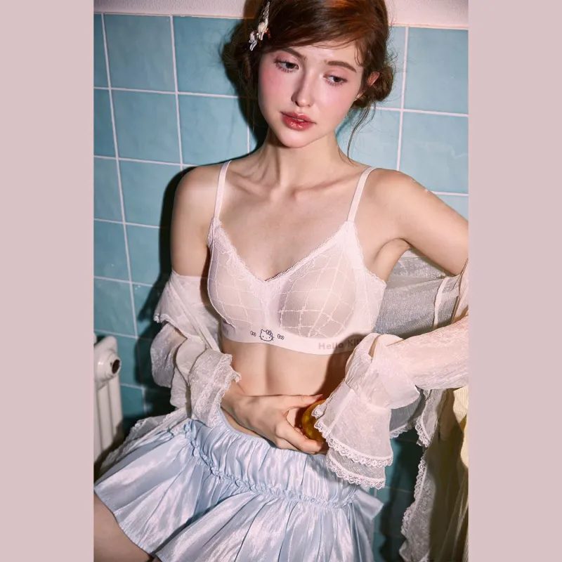 GUKOO x Hello Kitty Sanrio Series Bra Women's Light Mist Pink-1
