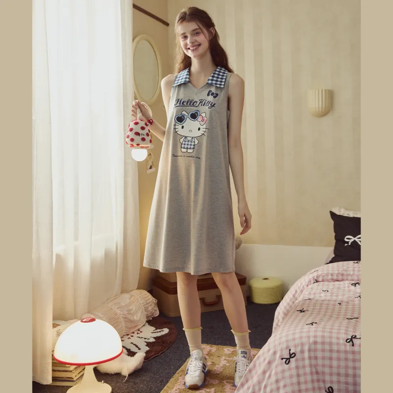 GUKOO x Hello Kitty/, Nightgown Women's-5