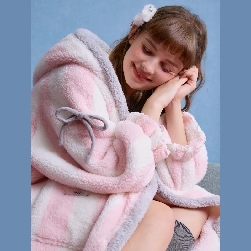 YSO Bath Robes Women's Heavenly Pink-5