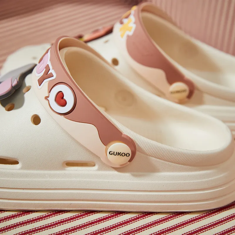 GUKOO x Disney Slippers Raw White-6
