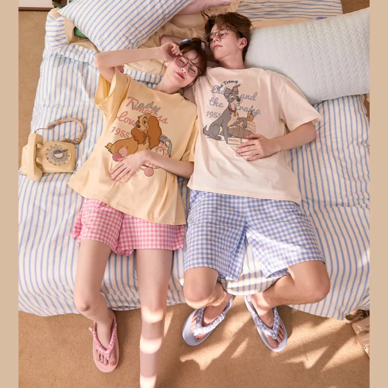 GUKOO x Disney Pajama Set Men's Pearl White-6