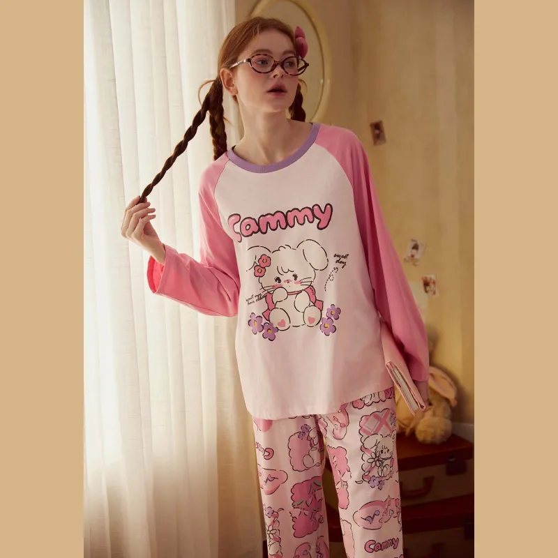 GUKOO Pajama Set Women's Light Pink-4