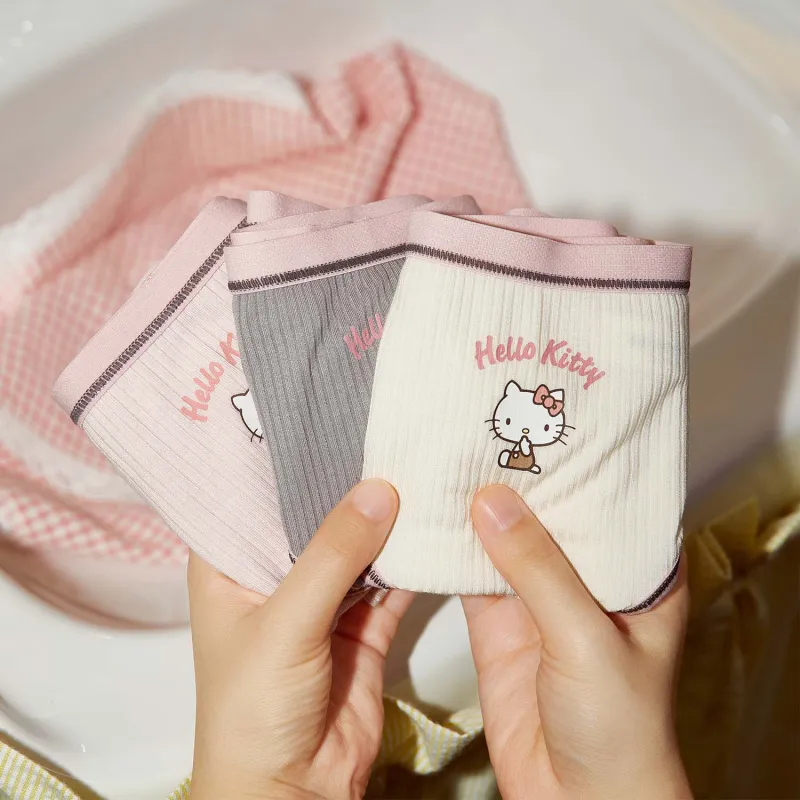 GUKOO x Hello Kitty/ Sanrio Series Underpants Women's 3 Pack-2