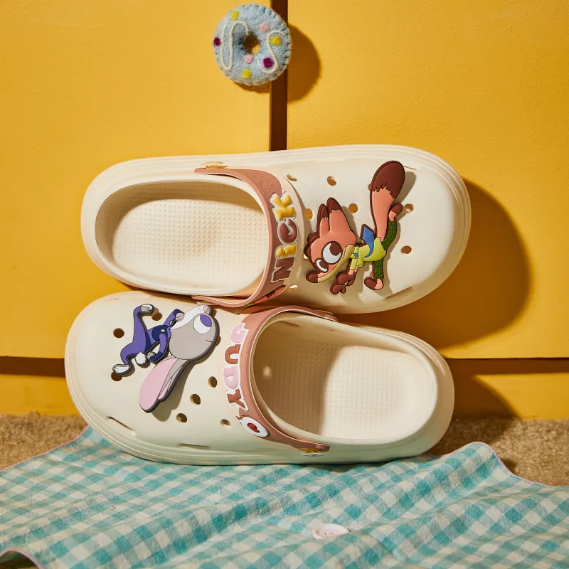 GUKOO x Disney Slippers Raw White-2