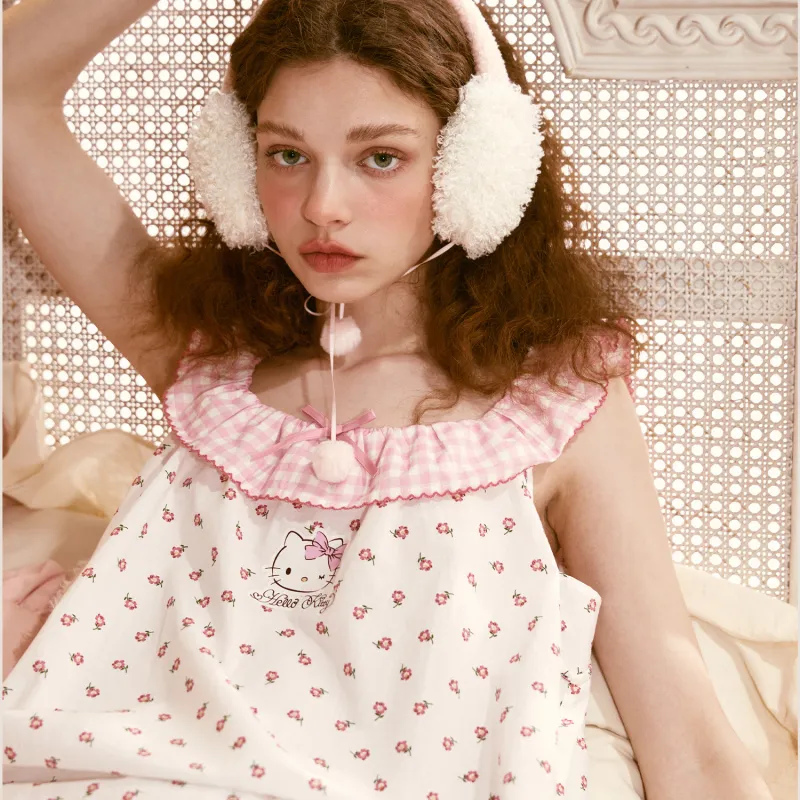 GUKOO x Hello Kitty Sanrio Series Pajama Set Women's-3