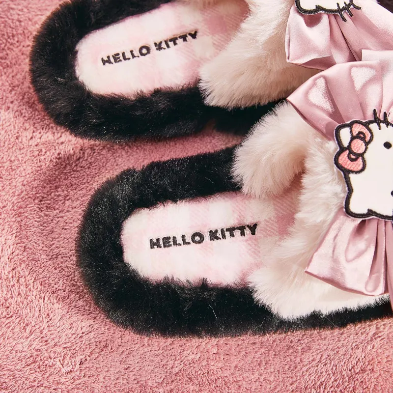 GUKOO x Hello Kitty Home Slippers Black-6