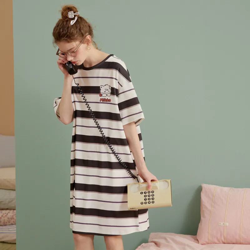 GUKOO x Mikko Nightgown Women's Dark Smoke Gray-3