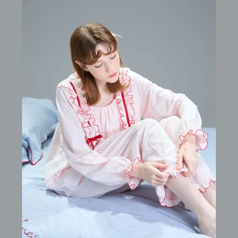 YSO Pajama Set Women's Cherry Blossom Pink-5
