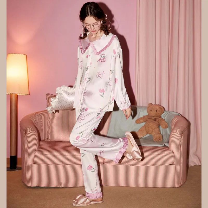 GUKOO x Disney Pajama Set Women's Rose Pink-3