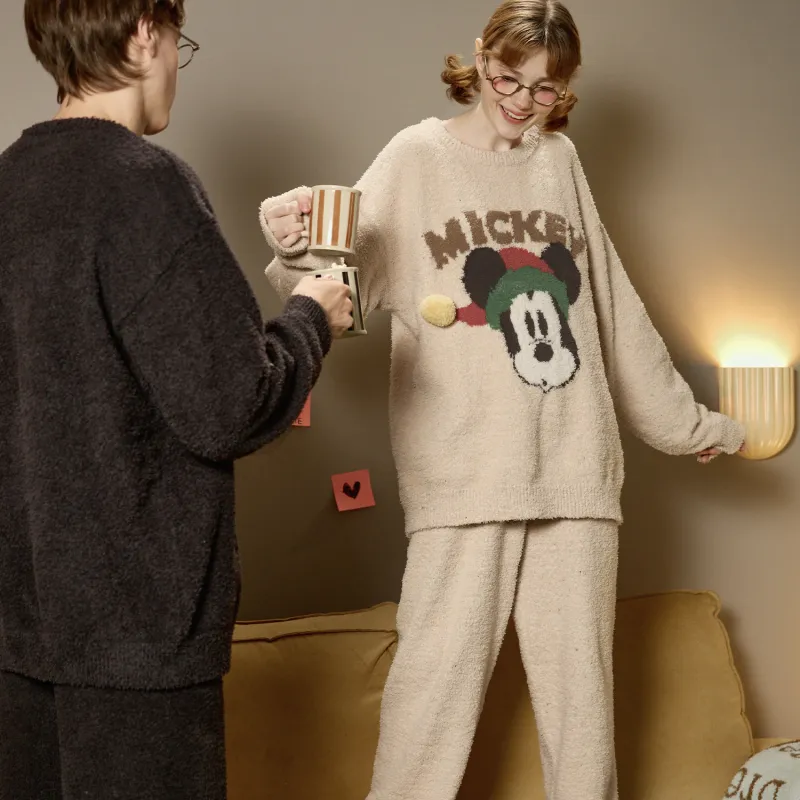 GUKOO x Disney Pajama Set Women's Wheat-1