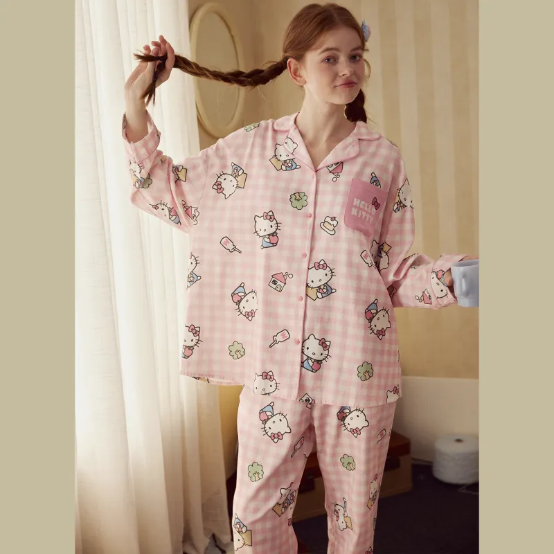 GUKOO x Hello Kitty/, Pajama Set Women's-3