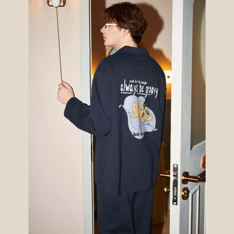 GUKOO x Disney/ X Pajama Set Men's Secret Realm Blue-2