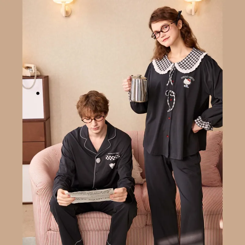GUKOO x Hello Kitty Pajama Set Women's Graphite Gray-4