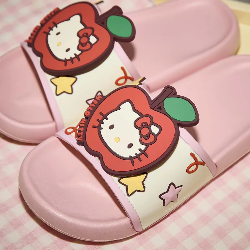 GUKOO x Hello Kitty Sanrio Series Slippers Peach Blossom Pink-4